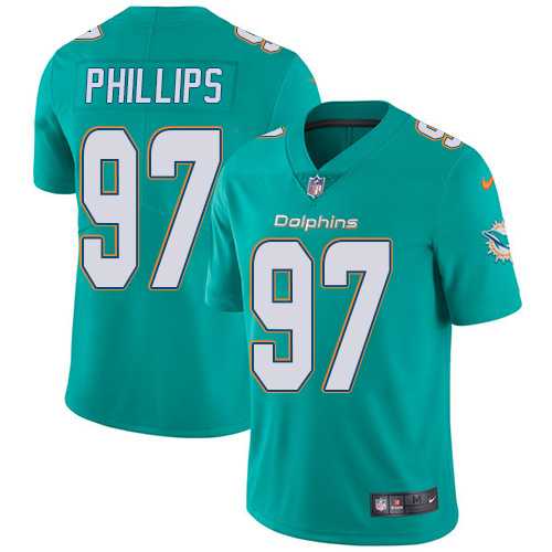 Nike Miami Dolphins #97 Jordan Phillips Aqua Green Team Color NFL Vapor Untouchable Limited Jersey,We sell and wholesale Nike Miami Dolphins #97 Jordan Phillips Aqua Green Team Color NFL Vapor Untouchable Limited Jersey on line form chian!